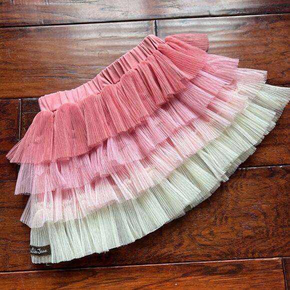 Matilda Jane 2 Toddler Ombre Heart to Heart Sugarplum Tutu Skirt Ballerina - Picture 2 of 7